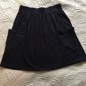 American Apparel Navy Skirt, SZ L